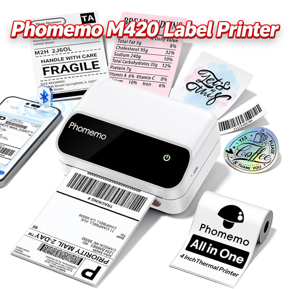 Phomemo M420 4-inch label prin - Commercial Printing Network avis et prix