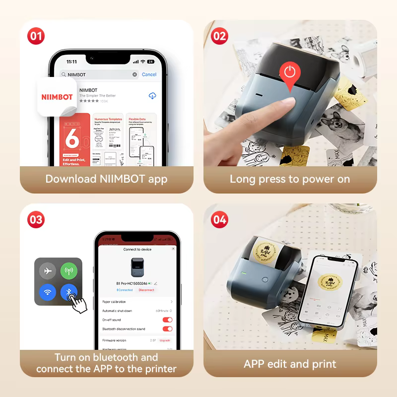 Niimbot B1/B1PRO Label Printer - Commercial Printing Network avis et prix