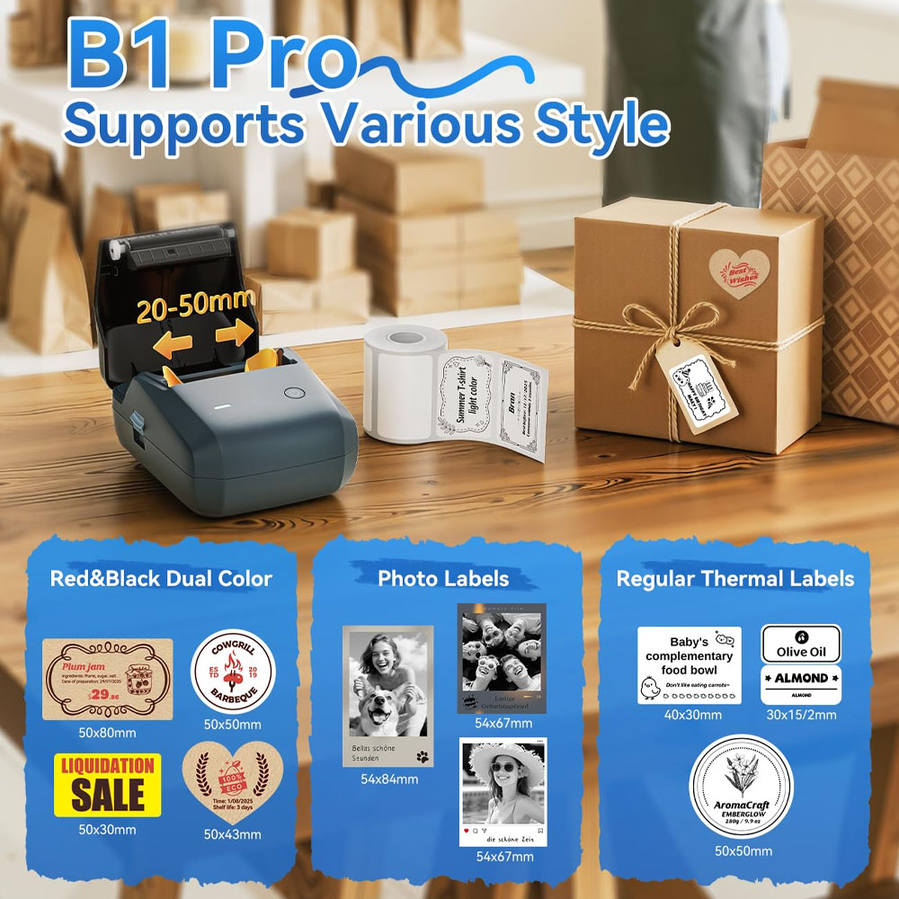 Niimbot B1/B1PRO Label Printer - Commercial Printing Network avis et prix