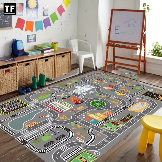 Colorful Road Polyester Carpet - Commercial Printing Supplies avis et prix