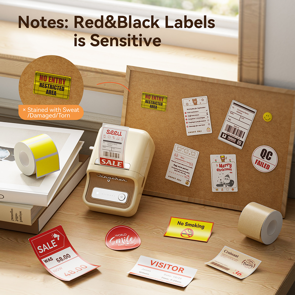 Niimbot B21 PRO Red Black Colo - Commercial Printing Network avis et prix