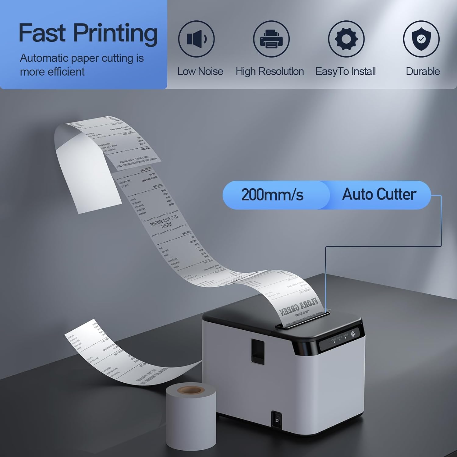 80mm Receipt Printer ESC/POS M - Commercial Printing Network avis et prix