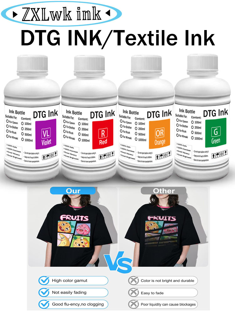 DTG Ink 250ML Textile ink for  - Direct To Garment Ink avis et prix