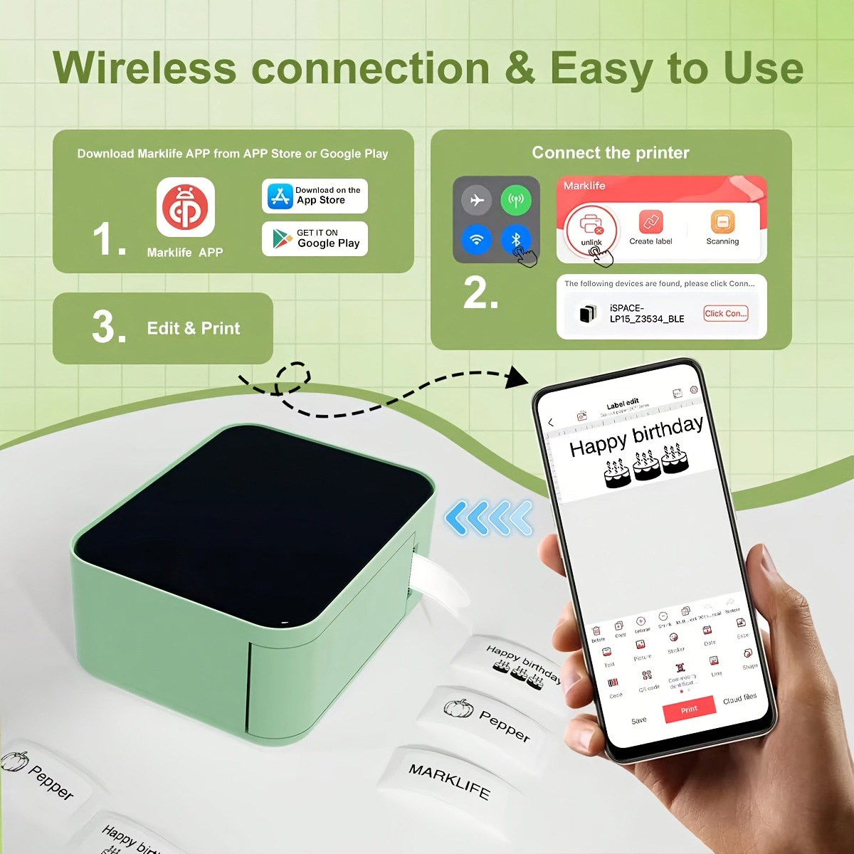 Marklife P15 Portable Printer  - Commercial Printing Network avis et prix
