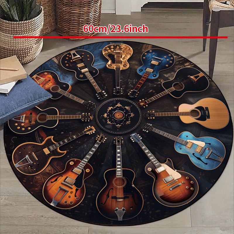 VIKAMA Rock Guitar Round Area  - Commercial Printing Products avis et prix