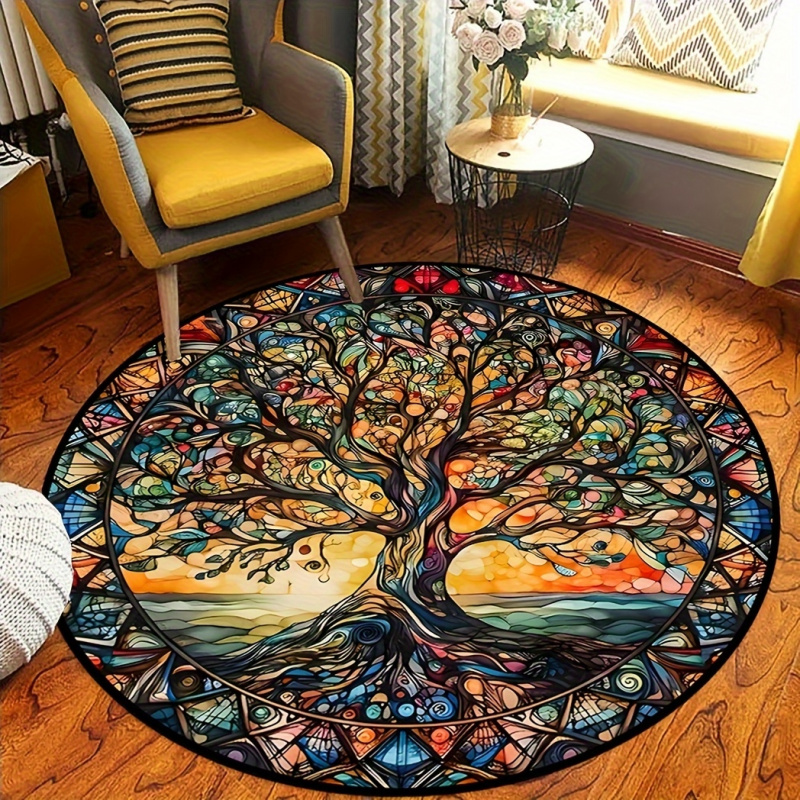 VIKAMA Stained Glass Tree of L - Commercial Printing Products avis et prix
