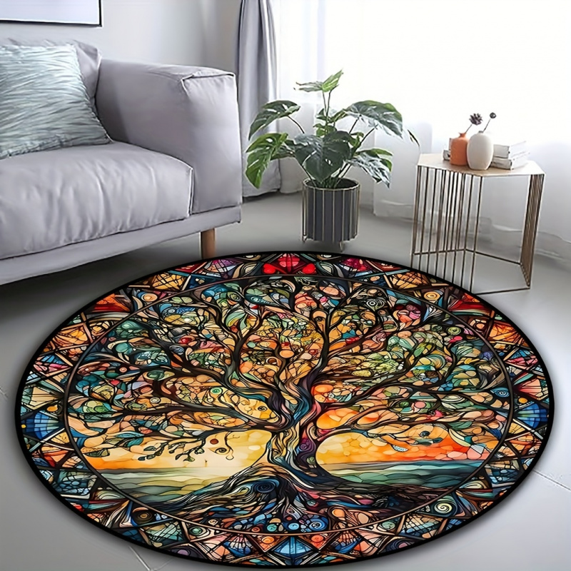 VIKAMA Stained Glass Tree of L - Commercial Printing Products avis et prix