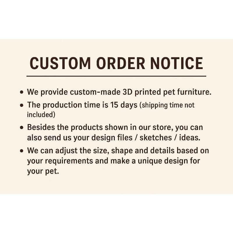 Modern 3D Printed Pet Furnitur - Commercial Printing Supplies avis et prix