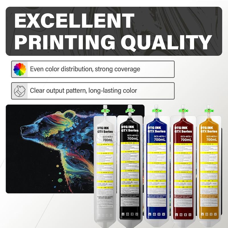 700ML DTG Textile GTX Ink Bag  - Direct To Garment Ink avis et prix