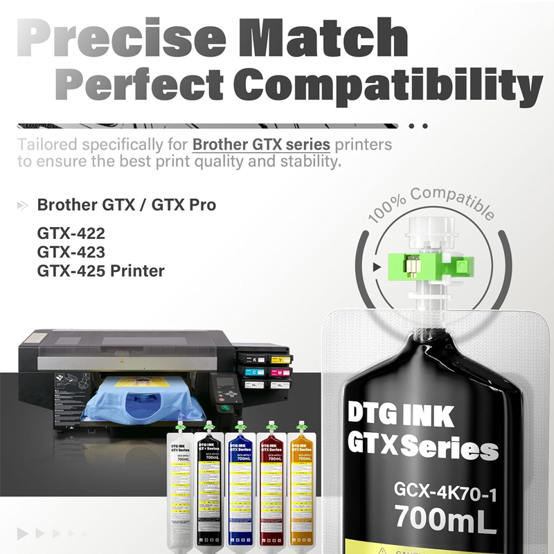 700ML DTG Textile GTX Ink Bag  - Direct To Garment Ink avis et prix