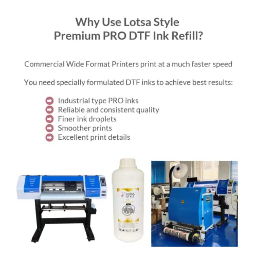Premium PRO DTF Ink Refill for - Commercial Dtf Printing avis et prix