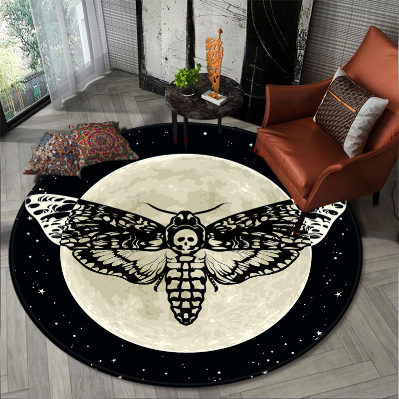 VIKAMA Gothic Death Moth Round - Commercial Printing Products avis et prix