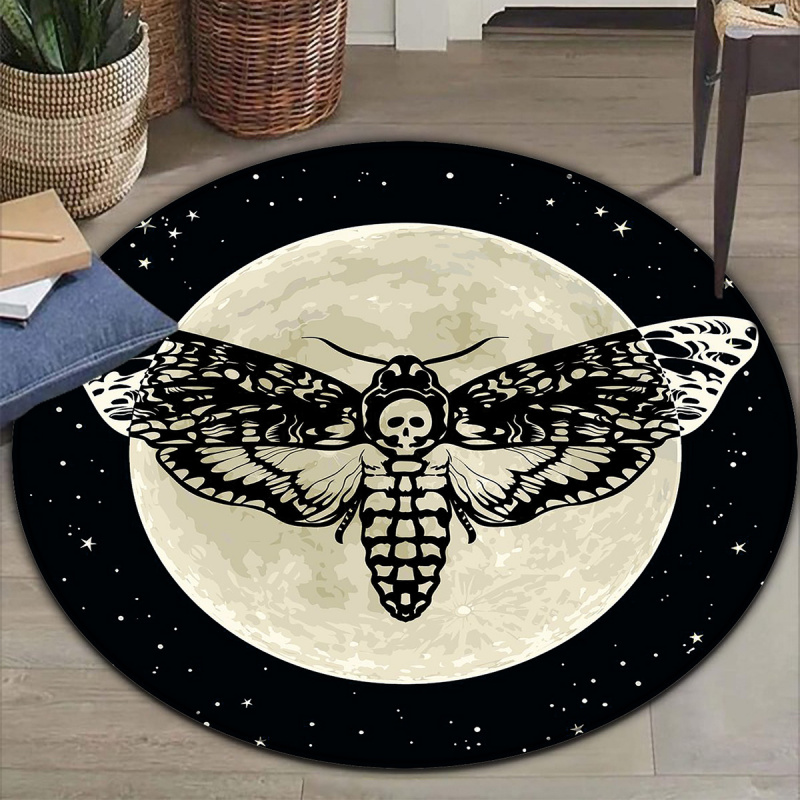 VIKAMA Gothic Death Moth Round - Commercial Printing Products avis et prix