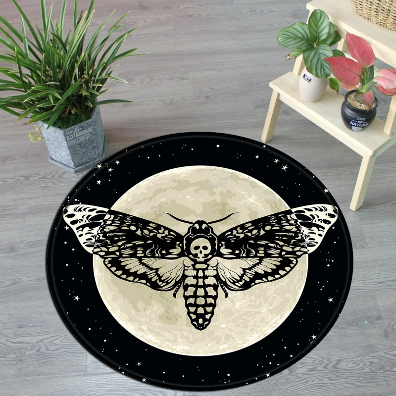 VIKAMA Gothic Death Moth Round - Commercial Printing Products avis et prix