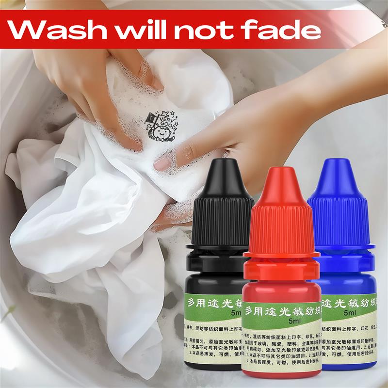 5ml Blue Red Black Ink Textile - Direct To Garment Ink avis et prix