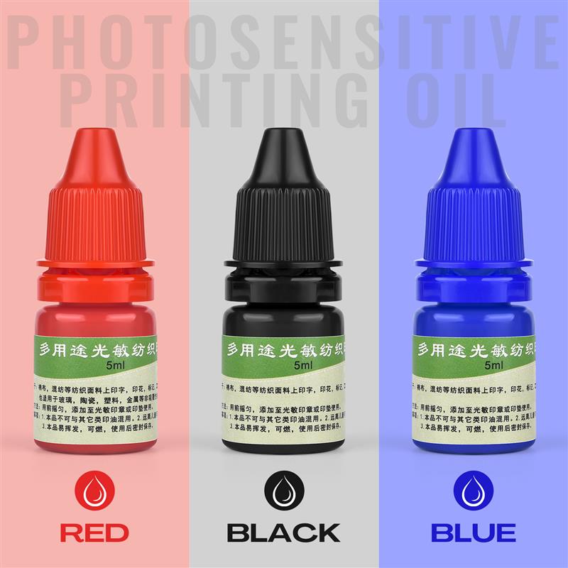 5ml Blue Red Black Ink Textile - Direct To Garment Ink avis et prix