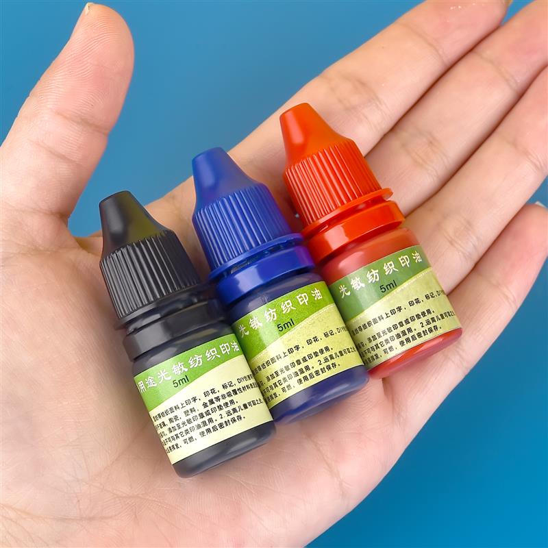 5ml Blue Red Black Ink Textile - Direct To Garment Ink avis et prix