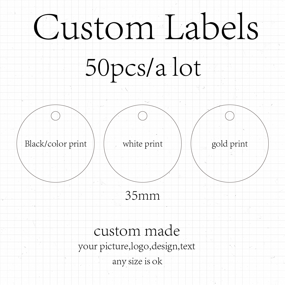 35MM Customize Circular Label  - Commercial Printing Products avis et prix