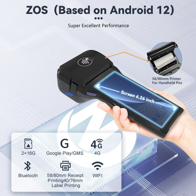 Z93 4G Android 14 POS Terminal - Commercial Printing Network avis et prix